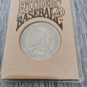1992 Fathers of Baseball Albert Spalding Five Dollar Commemorative Coin